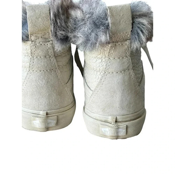 Vans Sk8-Hi MTE 360 All Weather Gray Faux Fur lined Eco Dry Sneaker Size‎ US 6 - Picture 2 of 10